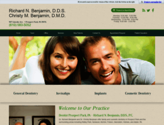 benjaminsfamilydentistry.com screenshot