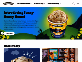 benjerry.co.uk screenshot