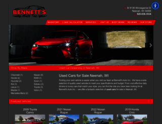 bennettsauto.com screenshot