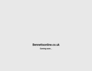 bennettsonline.co.uk screenshot
