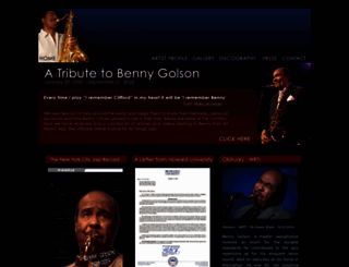 bennygolson.com screenshot