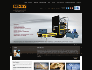 bennyindustries.com screenshot