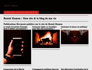 benoithamon.fr screenshot