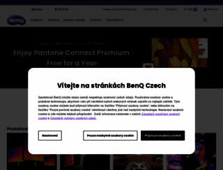 benq.cz screenshot
