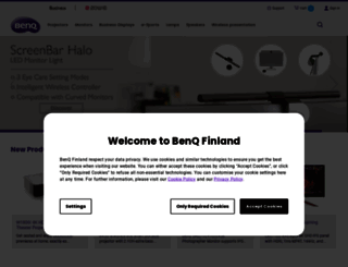 benq.fi screenshot