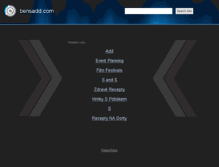 bensadd.com screenshot