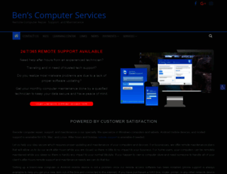 benscomputerservices.com screenshot