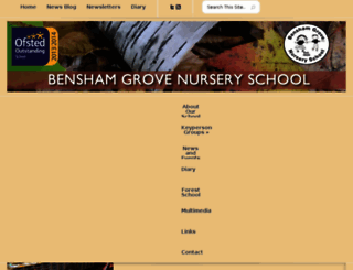 benshamgrovenurseryschool.org screenshot