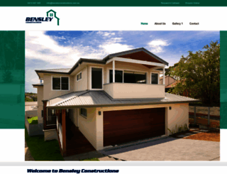 bensleyconstructions.com.au screenshot