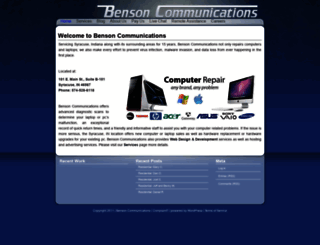 bensoncom.com screenshot