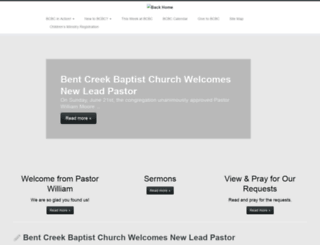 bentcreekbaptist.org screenshot