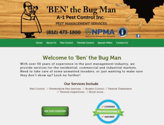 benthebugman.com screenshot