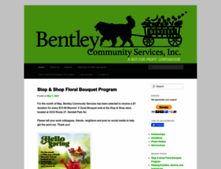 bentleycommunityservices.org screenshot