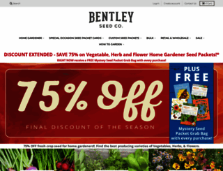 bentleyseeds.com screenshot
