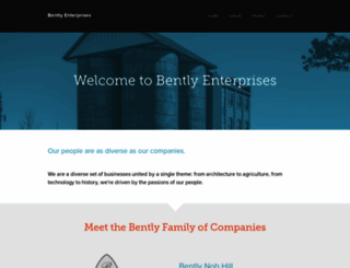 bentlyenterprises.com screenshot