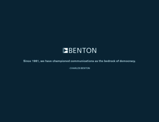 benton.org screenshot