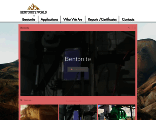 bentoniteworld.net screenshot