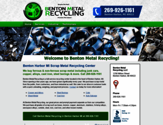 bentonmetalrecycling.com screenshot