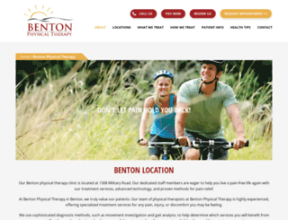 bentonphysicaltherapy.com screenshot