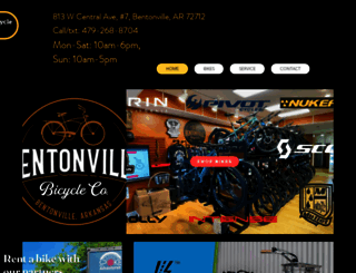 bentonvillebicyclecompany.com screenshot