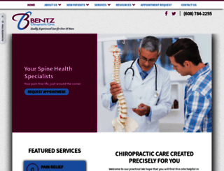 bentzchiropractic.com screenshot