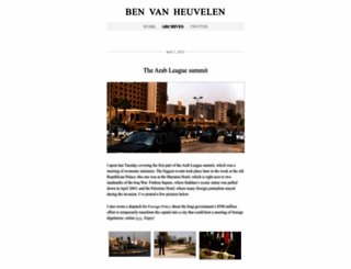 benvanheuvelen.com screenshot