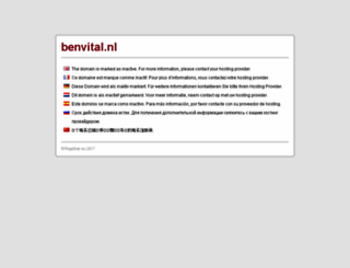 benvital.nl screenshot