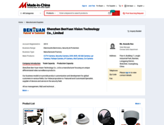 benycctv.en.made-in-china.com screenshot