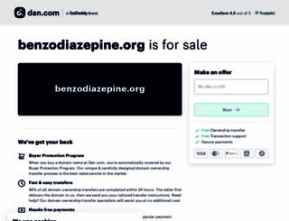 benzodiazepine.org screenshot