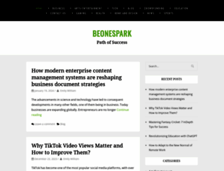 beonespark.com screenshot