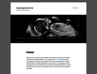 bepregnantnow.com screenshot