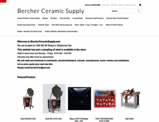 bercherceramicsupply.com screenshot