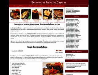 berenjenasrellenas.com screenshot