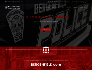 bergenfieldpd.org screenshot