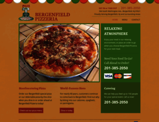 bergenfieldpizzeria.com screenshot