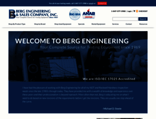bergeng.com screenshot