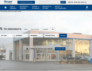 bergerchevy.com screenshot