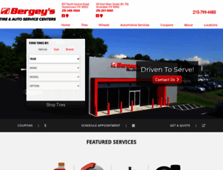 bergeystire.com screenshot