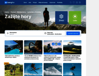 bergfex.cz screenshot