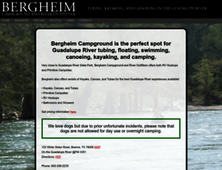 bergheimcampground.com screenshot