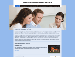 bergstrominsurance.com screenshot