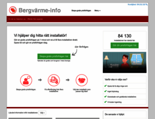 bergvarme-info.se screenshot