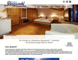 bergwinkl.com screenshot