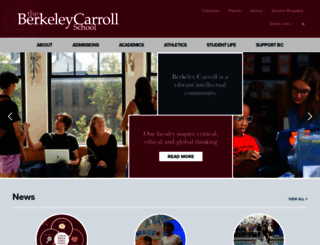 berkeleycarroll.org screenshot