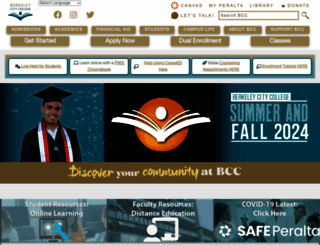 berkeleycitycollege.edu screenshot