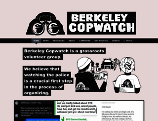 berkeleycopwatch.org screenshot