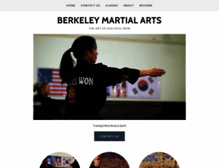 berkeleymartialarts.com screenshot