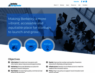 berkeleystartupcluster.com screenshot