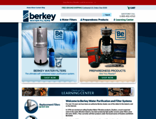 berkeywaterfilters.com screenshot