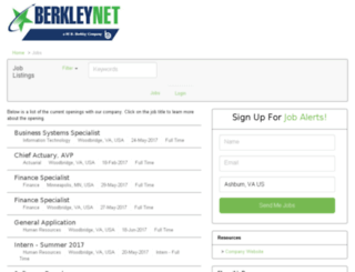 berkleynet.applicantpool.com screenshot
